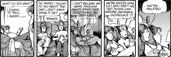 For Better or For Worse on Thursday November 27, 1997 Comic Strip