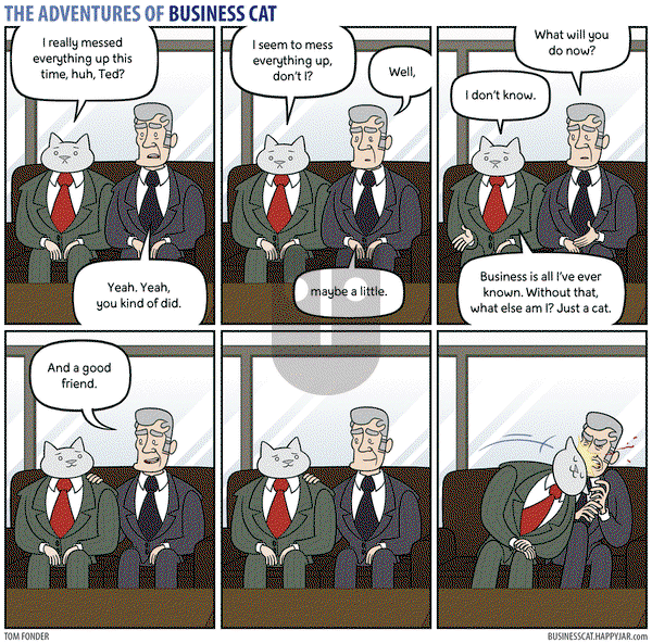 The Adventures of Business Cat on Monday October 23, 2017 Comic Strip