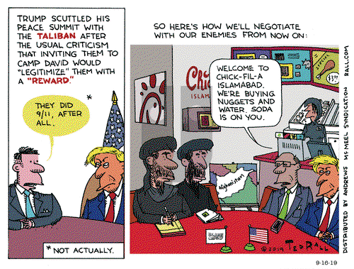 Ted Rall on Monday September 16, 2019 Comic Strip