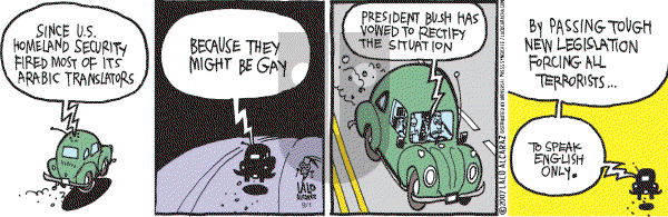 La Cucaracha on Saturday September 1, 2007 Comic Strip