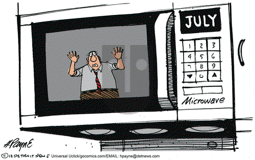 Henry Payne on Monday July 9, 2012 Comic Strip