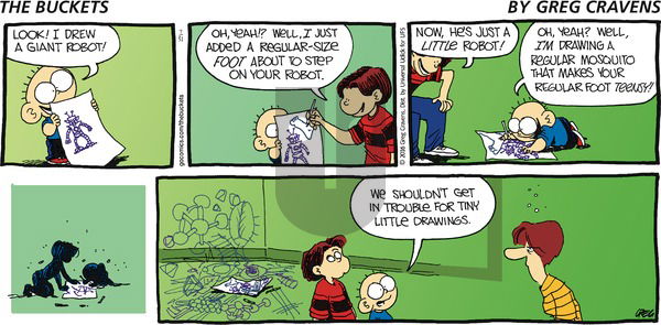 The Buckets on Sunday July 31, 2016 Comic Strip