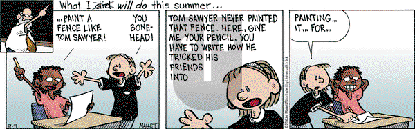 Frazz on Thursday August 7, 2014 Comic Strip