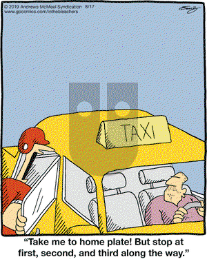 In the Bleachers on Saturday August 17, 2019 Comic Strip