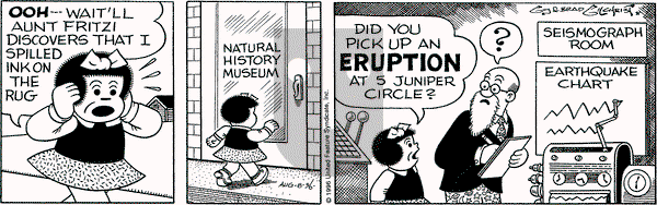 Nancy - Thursday August 8, 1996 Comic Strip