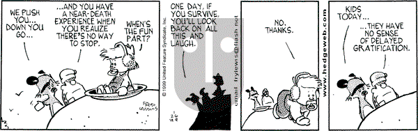 Over the Hedge on Tuesday January 26, 1999 Comic Strip