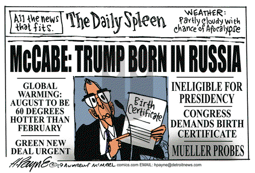 Henry Payne on Monday February 25, 2019 Comic Strip
