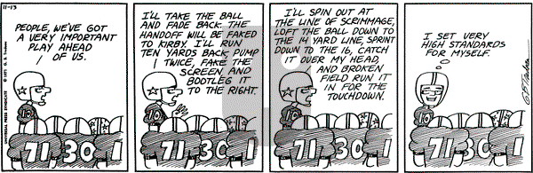 Doonesbury on Saturday November 13, 1971 Comic Strip