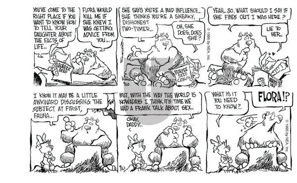 The Grizzwells on Wednesday September 20, 1995 Comic Strip