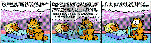Garfield on Friday June 14, 1985 Comic Strip