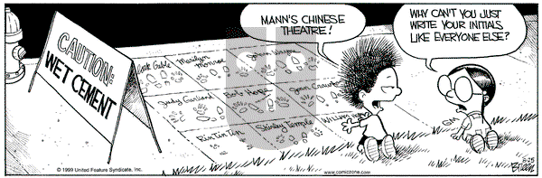 Grand Avenue on Wednesday August 25, 1999 Comic Strip