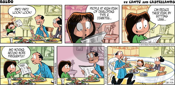 Baldo on Sunday May 12, 2013 Comic Strip