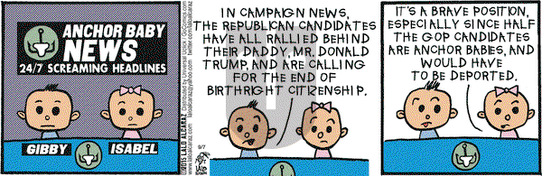 La Cucaracha on Monday September 7, 2015 Comic Strip