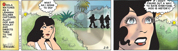Alley Oop on Monday February 8, 2010 Comic Strip
