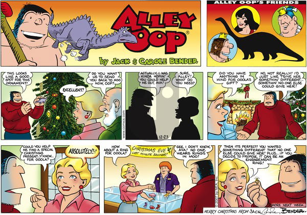 Alley Oop on Sunday December 23, 2007 Comic Strip