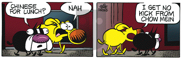 Mother Goose and Grimm on Monday April 14, 2025 Comic Strip