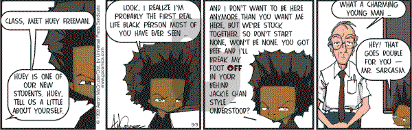 The Boondocks on Friday September 8, 2006 Comic Strip