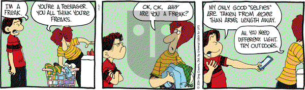 The Buckets on Thursday June 5, 2014 Comic Strip