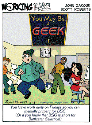Working Daze on Friday February 13, 2009 Comic Strip