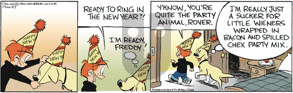 Red and Rover - Saturday December 31, 2011 Comic Strip