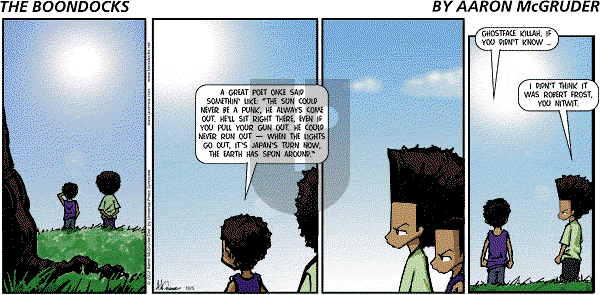 The Boondocks on Sunday May 8, 2011 Comic Strip