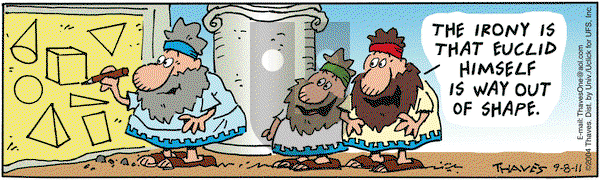 Frank and Ernest on Thursday September 8, 2011 Comic Strip