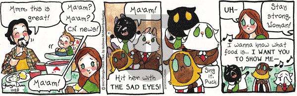 Breaking Cat News on Friday November 10, 2017 Comic Strip