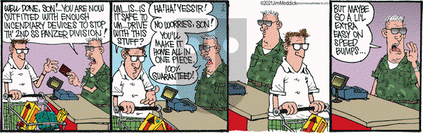 Monty on Friday July 2, 2021 Comic Strip
