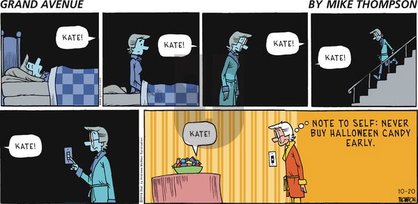 Grand Avenue on Sunday October 20, 2019 Comic Strip
