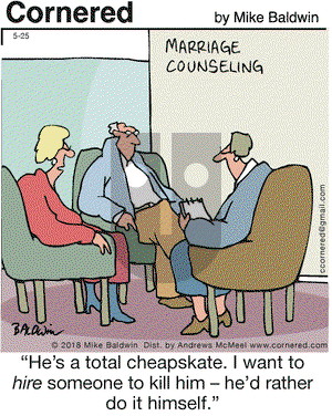 Cornered on Friday May 25, 2018 Comic Strip