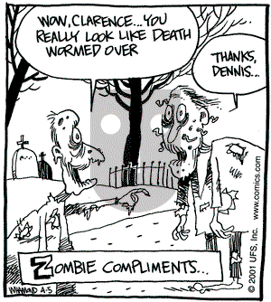 Reality Check on Thursday April 5, 2001 Comic Strip