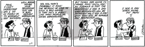 Doonesbury on Wednesday April 5, 1972 Comic Strip