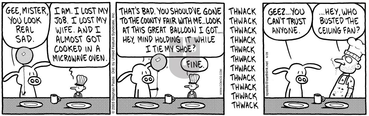 Pearls Before Swine - Monday April 28, 2003 Comic Strip