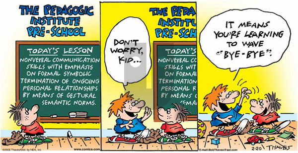 Frank and Ernest on Sunday February 20, 2005 Comic Strip