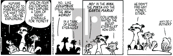 Over the Hedge on Tuesday March 2, 2004 Comic Strip