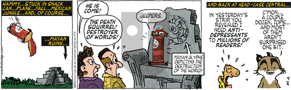 Over the Hedge on Wednesday April 4, 2012 Comic Strip