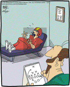 In the Bleachers on Wednesday December 28, 2016 Comic Strip