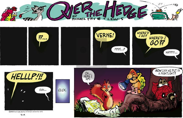 Over the Hedge on Sunday July 19, 2015 Comic Strip