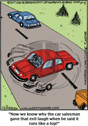 Close to Home on Saturday November 4, 2017 Comic Strip