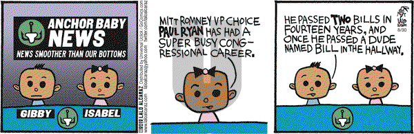 La Cucaracha on Thursday August 30, 2012 Comic Strip