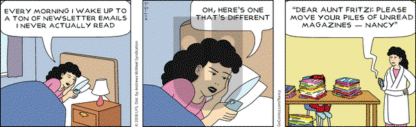 Nancy on Tuesday August 21, 2018 Comic Strip