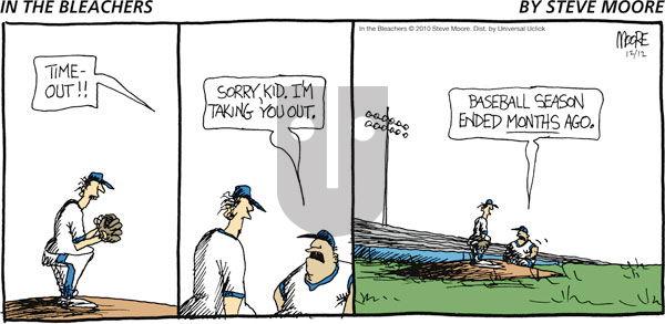 In the Bleachers on Sunday December 12, 2010 Comic Strip