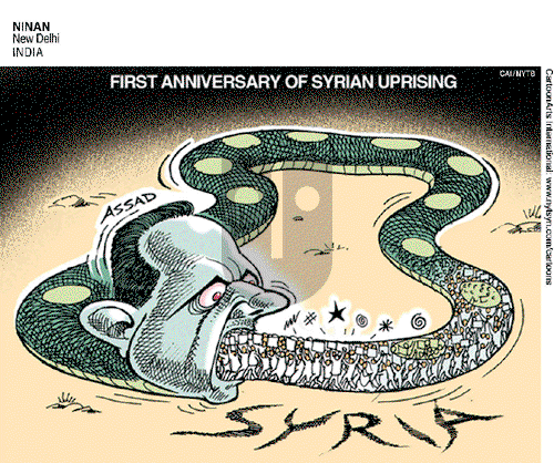 Views of the World on Sunday March 25, 2012 Comic Strip