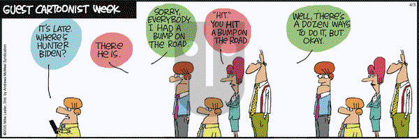 Mike du Jour on Thursday April 3, 2025 Comic Strip