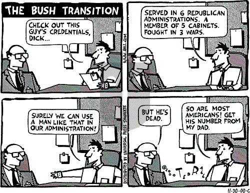 Ted Rall on Monday December 4, 2000 Comic Strip