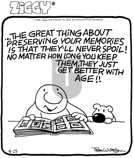 Ziggy - Thursday April 25, 1996 Comic Strip