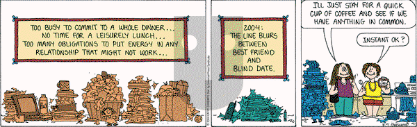 Cathy Classics on Monday August 9, 2004 Comic Strip