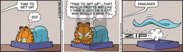 Garfield - Monday November 3, 2014 Comic Strip