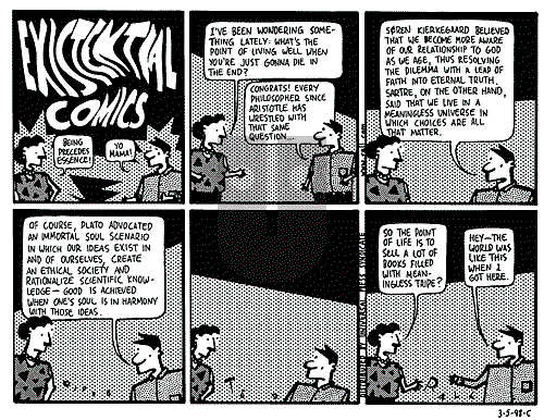 Ted Rall on Monday March 9, 1998 Comic Strip