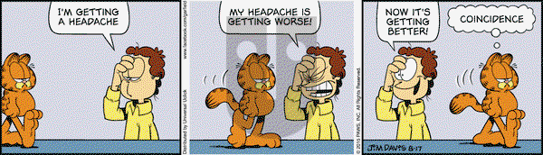 Garfield on Monday August 17, 2015 Comic Strip